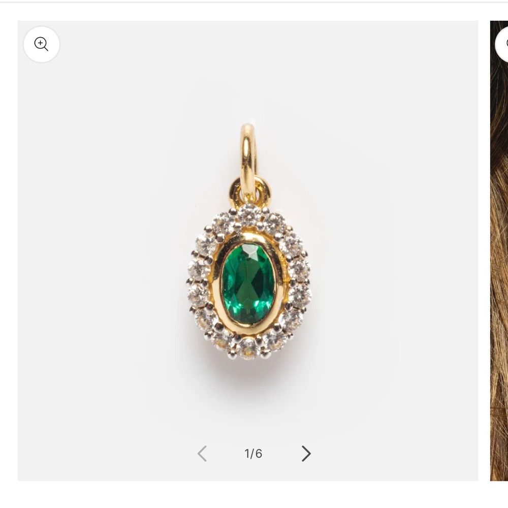 Local Eclectic Emerald Charm